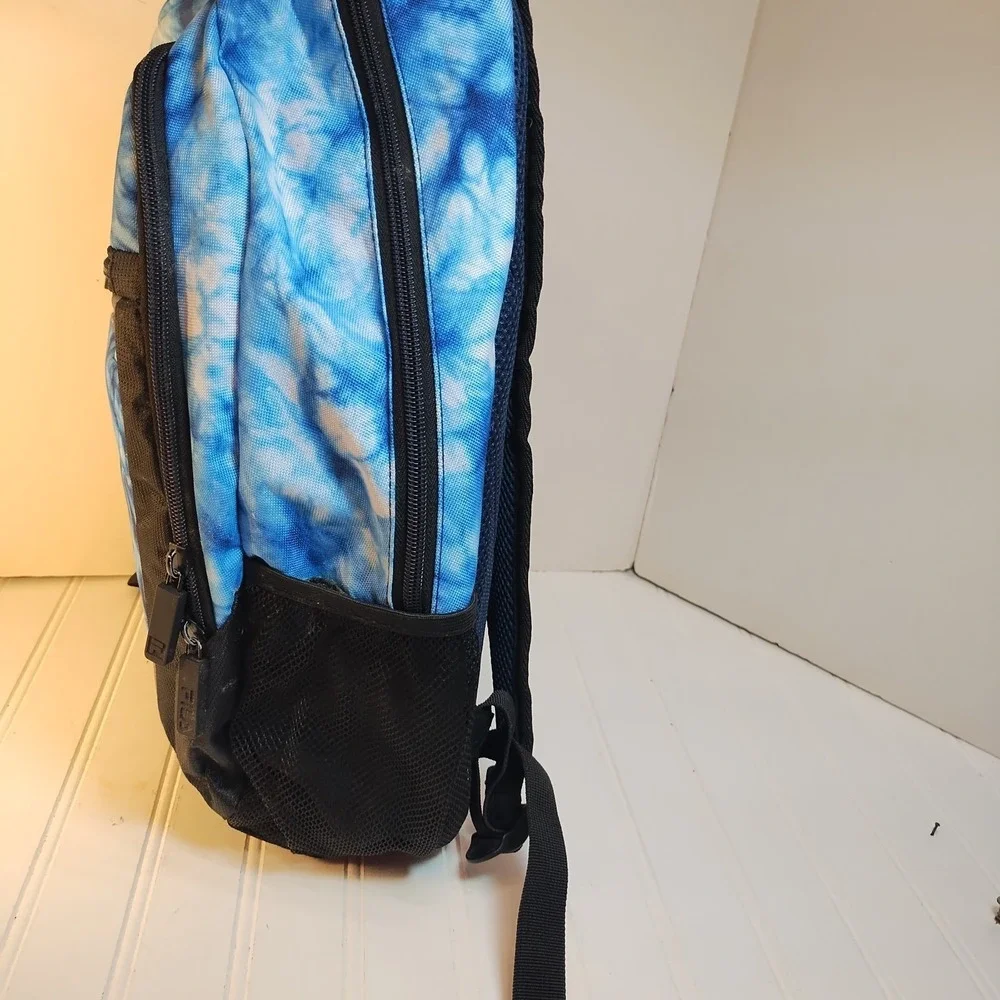 FILA Argus 4‎ Blue Tie Dye Laptop Backpack Tech Travel Bag